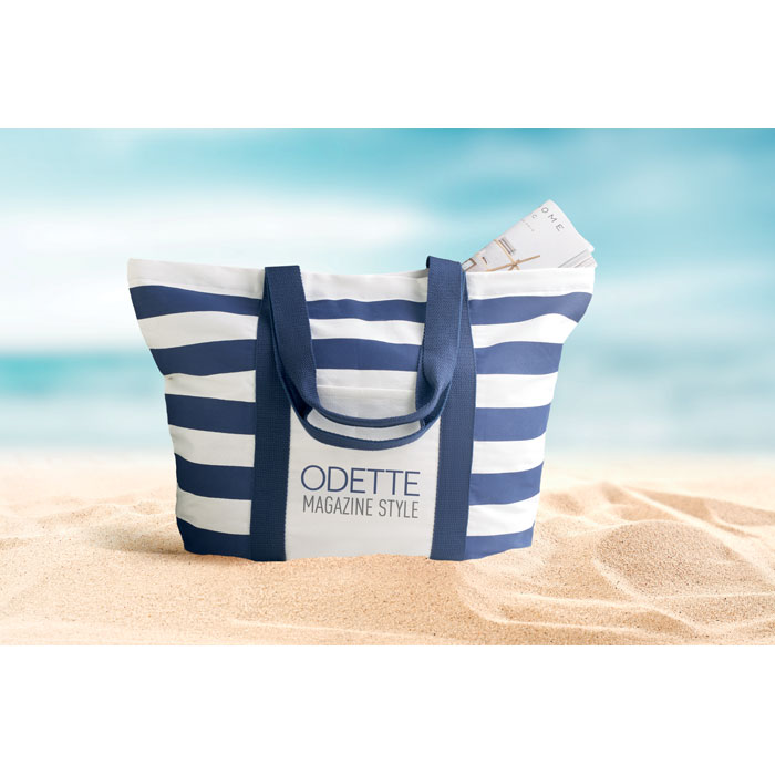 Gestreifte Strandtasche